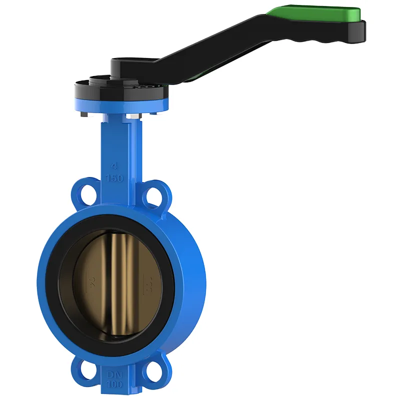 Lever Wafer Concentric Butterfly Valve Al Cakera Gangsa